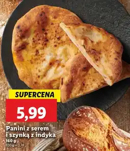 Lidl Panini z serem i szynką z indyka oferta