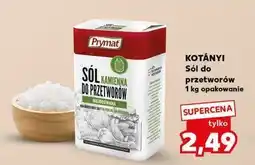 Kaufland Sól kamienna do przetworów Prymat oferta
