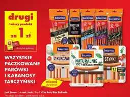 Biedronka Parówki i kabanosy, wszystkie rodzaje Tarczyński oferta