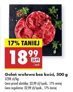 Biedronka Goleń wołowa bez kości Kraina Mięs oferta