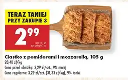 Biedronka Ciastko z pomidorami i mozzarellą Biedronka oferta