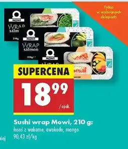 Biedronka Sushi wrap Mowi łosoś z wakame, awokado, mango oferta