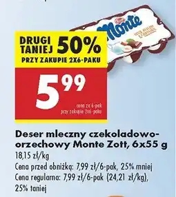Biedronka Deser Monte Zott oferta
