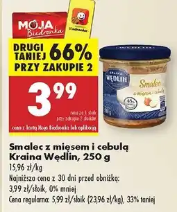 Biedronka Smalec z mięsem i cebulą Kraina Wędlin oferta