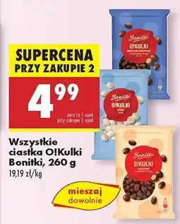 Biedronka Ciastka O!Kulki Bonitki, 260 g oferta