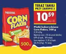 Biedronka Płatki kukurydziane Corn Flakes Nestle oferta