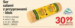 Makro Ser salami z przyprawami blok Spomlek oferta