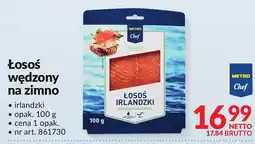 Makro Łosoś wędzony na zimno irlandzki Metro Chef oferta