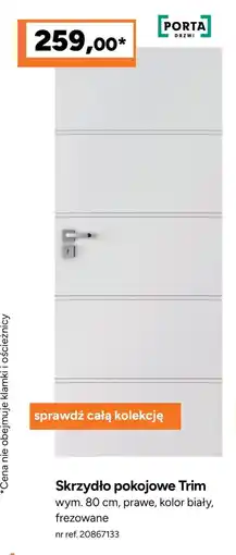 Bricoman Skrzydło drzwiowe Porta Drzwi oferta