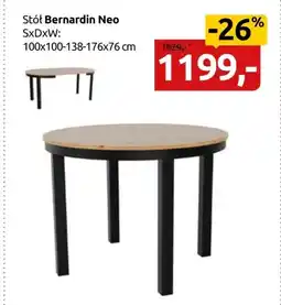 Black Red White Stół Neo oferta