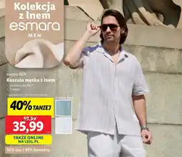 Lidl Koszula męska Esmara oferta