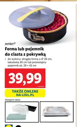 Lidl Forma do ciasta Zenker oferta