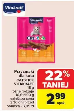 Carrefour Przysmak dla kota Vitakraft oferta