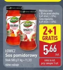ALDI Sos pomidorowy Łowicz oferta