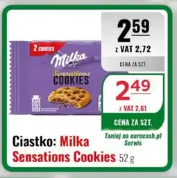 Eurocash Ciastko: Milka Sensations Cookies oferta