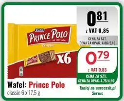 Eurocash Wafel: Prince Polo classic oferta