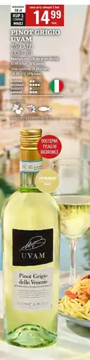 Biedronka Wino Uvam Pinot Grigio oferta