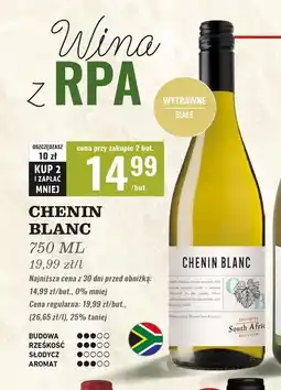 Biedronka Wino Chenin Blanc oferta