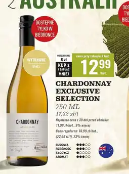Biedronka Wino Exclusive Selection Chardonnay oferta