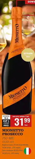 Biedronka Wino białe wytrawne Mionetto Prosecco oferta