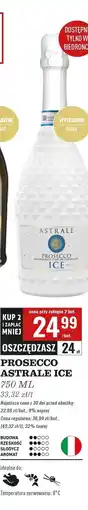 Biedronka Wino Astrale Prosecco Ice oferta