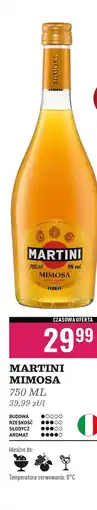 Biedronka Wino mimosa Martini oferta