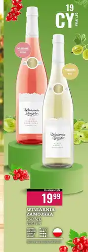 Biedronka Wino lekki agrest Winiarnia Zamojska oferta