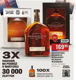 Biedronka Bourbon karton Woodford Reserve oferta
