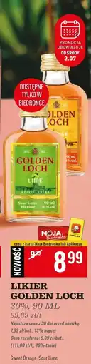 Biedronka Likier orange Golden Loch oferta