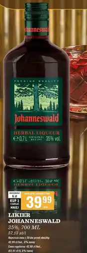Biedronka Likier Johanneswald oferta