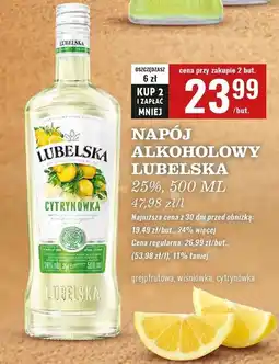Biedronka Wódka Lubelska Cytrynówka oferta