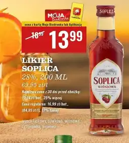 Biedronka Likier 28% Soplica Pigwowa oferta