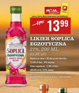 Biedronka Likier 21% Soplica Kaktus-Arbuz oferta