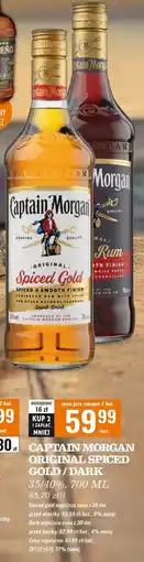 Biedronka Rum Captain Morgan Dark oferta