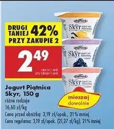 Biedronka Jogurt typu islandzkiego waniliowy Piątnica Skyr oferta