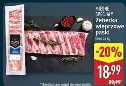 ALDI Żeberka wieprzowe ekstra mięsne Mięsne Specjały Zawsze Świeże (Aldi) oferta