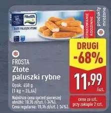 ALDI Złote paluszki rybne z fileta Frosta oferta