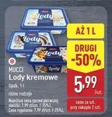 ALDI Lody kremowe waniliowe Mucci oferta