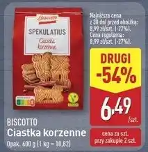 ALDI Ciastka korzenne Biscotto oferta