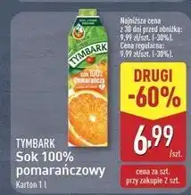 ALDI Sok pomarańczowy Tymbark oferta