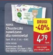 ALDI Chusteczki dla niemowląt comfort Mamia oferta
