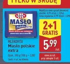 ALDI Masło ekstra Mlekovita Polskie oferta