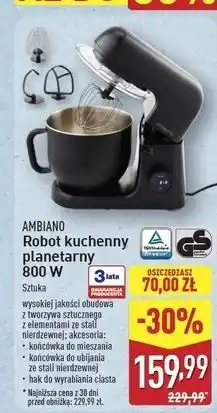 ALDI Robot planetarny Ambiano oferta