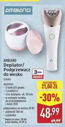 ALDI Podgrzewacz do wosku Ambiano oferta