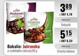 Eurocash Bakalie: Jutrzenka w czekoladzie mlecznej Rodzynki oferta