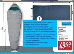 ALDI Śpiwór 80 x 225 cm Adventuridge oferta