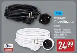 ALDI Przedłużacz 5m Workzone oferta