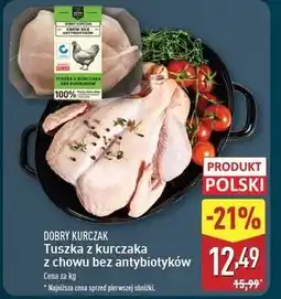 ALDI Tuszka z kurczaka bez podrobów Mięsne Specjały Dobry Kurczak oferta