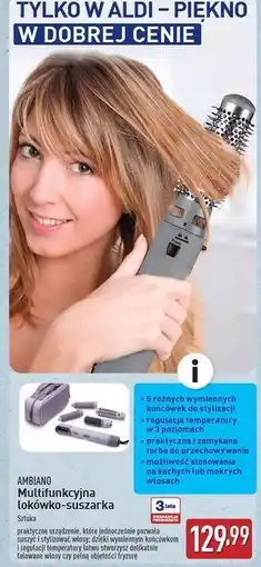 ALDI Multifunkcyjna lokówko-suszarka Ambiano oferta