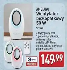 ALDI Wentylator bezłopatkowy Ambiano oferta